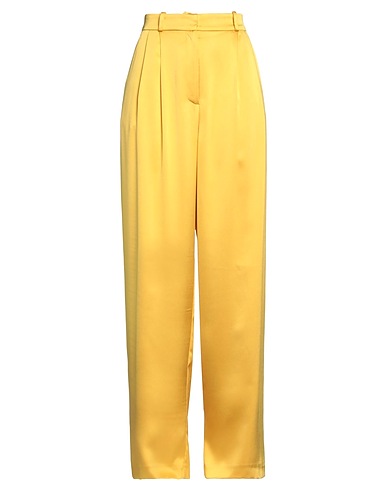 ACTUALEE Pantalone Giallo ocra 100% Poliestere