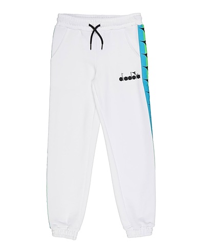 DIADORA Casual trouser White 100% Cotton