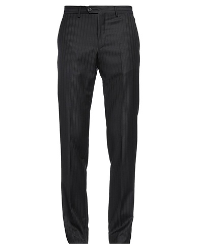 LARDINI Casual pants Black 100% Wool
