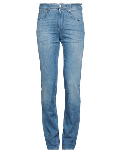RE_HASH Denim trousers Blue 92% Cotton, 6% Elastomultiester, 2% Elastane