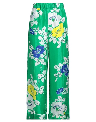 P.A.R.O.S.H. Casual pants Emerald green 100% Silk