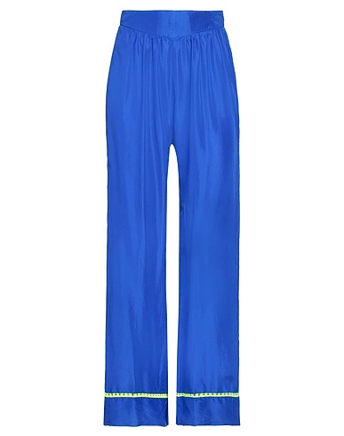 FORTE_FORTE Casual trouser Blue 100% Silk