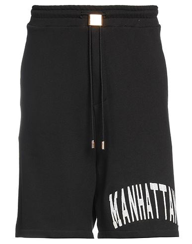 BUSCEMI Shorts & Bermuda Black 100% Cotton