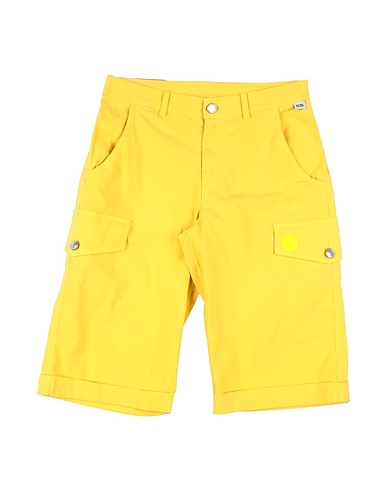GCDS MINI Shorts & Bermuda Giallo 98% Cotone, 2% Elastan