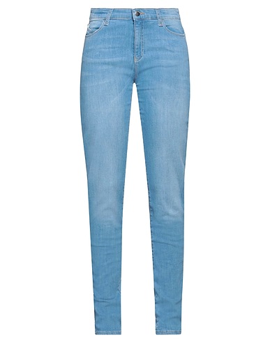 EMPORIO ARMANI Denim trousers Blue 83% Cotton, 15% Polyester, 2% Elastane