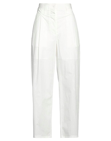PHILOSOPHY di LORENZO SERAFINI Pantalone Bianco 97% Cotone, 3% Elastan