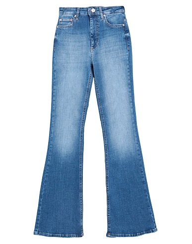 ONLY Denim trousers Blue 57% Cotton, 22% Recycled polyester, 19% Recycled cotton, 2% Elastane