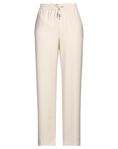 DONDUP Casual pants Cream 90% Viscose, 10% Polyester