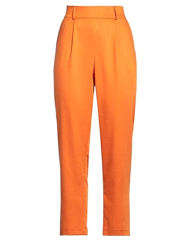 ACTUALEE Casual trouser Orange 62% Viscose, 36% Polyester, 2% Elastane