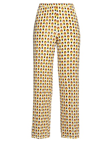 MAESTA Casual pants Brown 97% Viscose, 3% Elastane