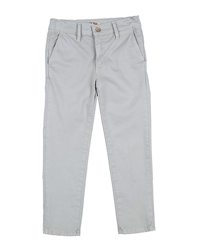 NUPKEET Casual trouser Light grey 97% Cotton, 3% Elastane