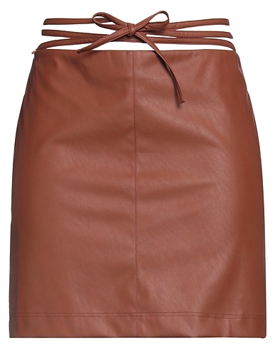 PINKO Mini skirt BY ELEONORA CARISI Brown 100% Polyester