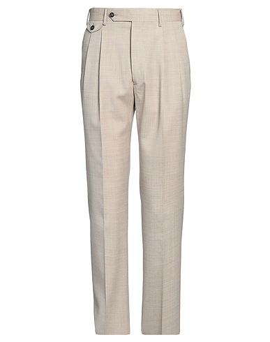 LARDINI Casual trouser Beige 100% Wool