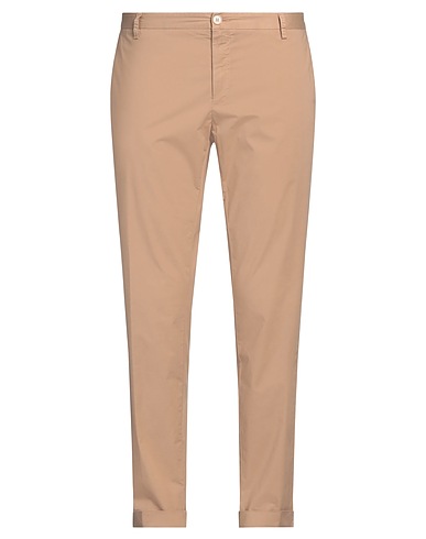 AT.P.CO Casual pants Camel 97% Cotton, 3% Elastane