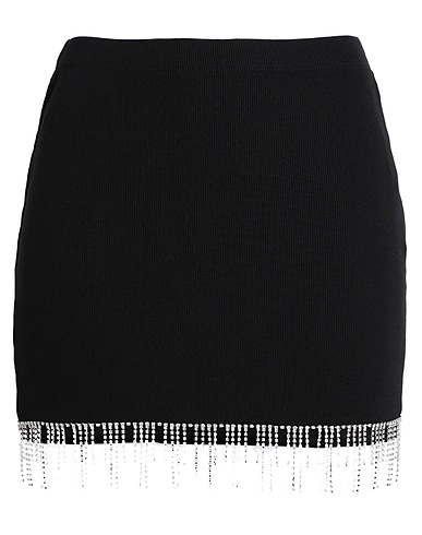 ONLY Mini skirt Black 95% Cotton, 5% Elastane