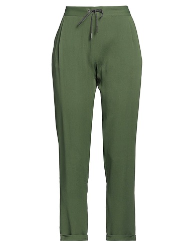 FABIANA FILIPPI Casual trouser Green 57% Acetate, 43% Silk