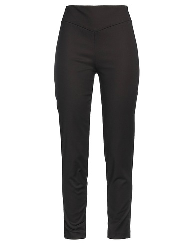 SIMONA CORSELLINI Casual pants Black 97% Polyester, 3% Elastane