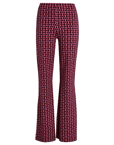 DIANE VON FURSTENBERG 캐주얼 바지 블랙 87% 비스코스, 10% 나일론, 3% 라이크라