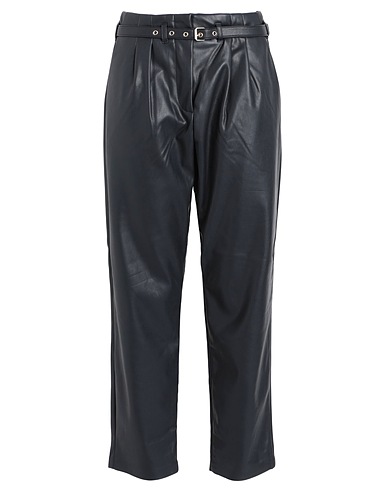 ONLY Casual trouser Black 100% Polyester, Polyurethane coated