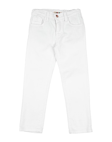 NUPKEET Casual trouser Off white 97% Cotton, 3% Elastane