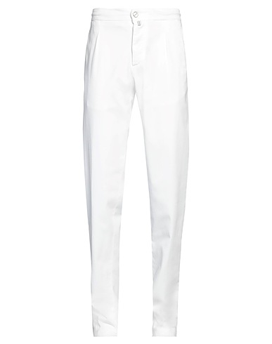 KITON Casual trouser White 97% Lyocell, 3% Elastane