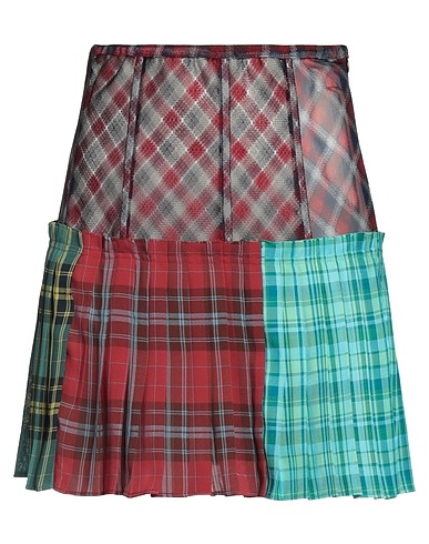 ANDERSSON BELL Mini skirt Brick 88% Polyester, 12% Elastane, Nylon, Rayon, Polyurethane