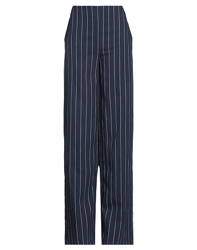 SANDRO FERRONE Casual pants Navy 92% Viscose, 8% Polyester