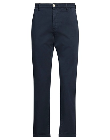 PENCE Casual trouser Navy blue 98% Cotton, 2% Elastane