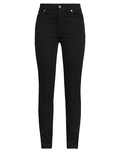 COSTUME NATIONAL Denim pants Black 70% Cotton, 30% Elastomultiester