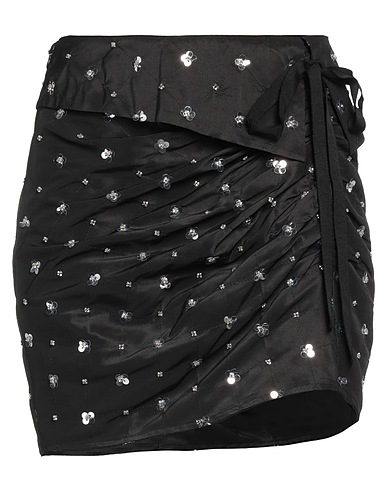 SELF-PORTRAIT Mini skirt Black 100% Polyester