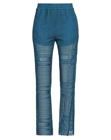 TELA Casual trouser Blue 62% Cotton, 38% Polyamide, Viscose