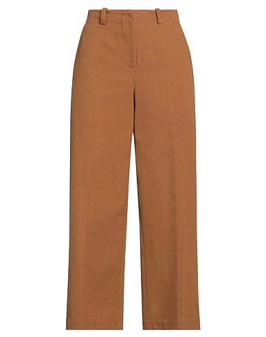 ERIKA CAVALLINI Trousers MARRONE 100% Cotton