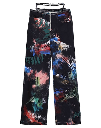 ANDERSSON BELL Denim trousers Black 100% Cotton, Nylon, Polyester, Polyurethane