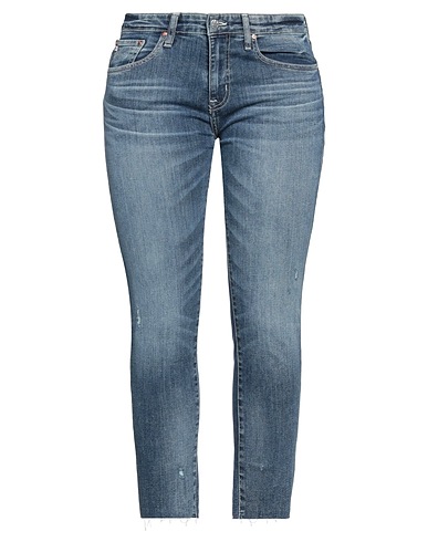 AG JEANS Denim trousers Blue 86% Cotton, 12% Polyester, 2% Elastane
