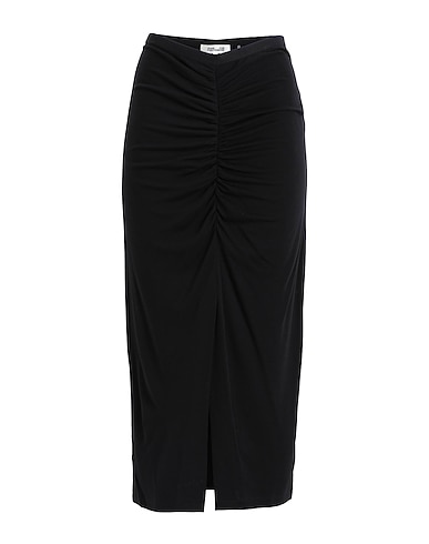DIANE VON FURSTENBERG Midi-Rock Schwarz 72% Lyocell, 28% Wolle