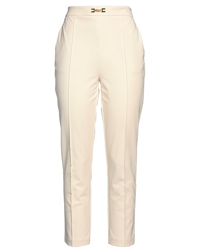 ELISABETTA FRANCHI Pantalone 1 ESSENTIALS Panna 84% Poliammide, 16% Elastan