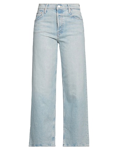 MOTHER Denim trousers Blue 98% Cotton, 2% Elastane
