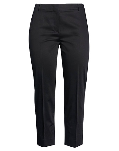 MAX MARA Casual pants NERO 98% Cotton, 2% Elastane