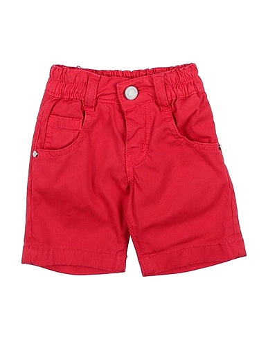 MANUELL & FRANK Shorts & Bermuda Red 97% Cotton, 3% Rubber