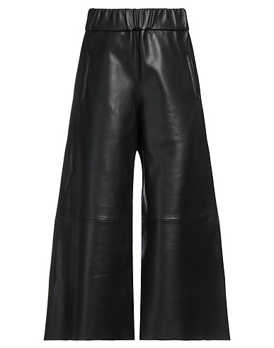 SPRWMN Casual trouser Black 100% Soft Leather