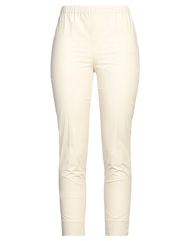 ANTONELLI Casual trouser Cream 95% Cotton, 5% Elastane
