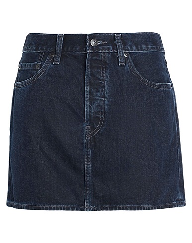 LEVI'S Denim skirt WELLTHREAD ICON SKIRT BLACKS
 Blue 100% Cotton