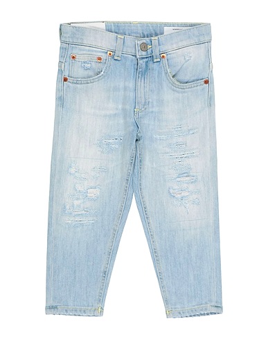 DONDUP Denim trousers Blue 89% Cotton, 11% Elastomultiester