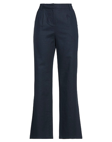 BARBOUR Casual trouser Navy blue 55% Linen, 45% Cotton