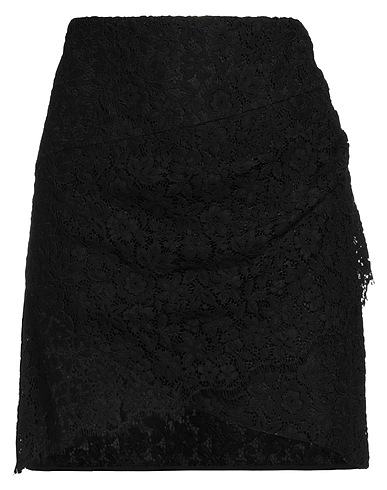 PINKO Minigonna Nero 44% Poliammide, 31% Cotone, 25% Viscosa