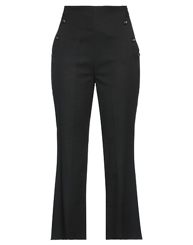 I BLUES Casual pants Black 53% Cotton, 46% Viscose, 1% Elastane