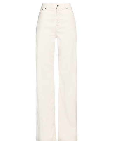 DONDUP Casual trouser Ivory 64% Lyocell, 34% Cotton, 2% Elastane