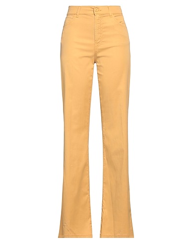 DONDUP Casual trouser Mustard 64% Lyocell, 34% Cotton, 2% Elastane