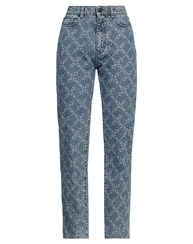 COSTUME NATIONAL Denim trousers Blue 100% Cotton