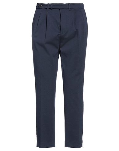 MICHAEL COAL Casual trouser Navy blue 50% Polyester, 36% Polyamide, 14% Elastane